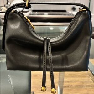 ZARA Mini bucket bag with bead detail